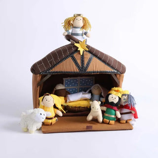 Plush Nativity 11 Piece Play Set