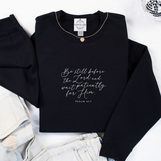 January Sweatshirt of the Month: Psalm 37:7