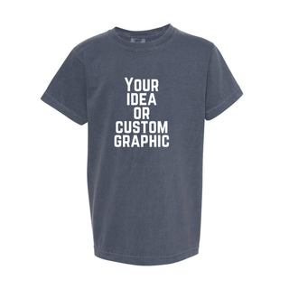 Custom Youth Garment-Dyed Heavyweight T-Shirt - Comfort Colors 9018