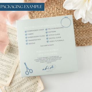 “Abide in Christ” Embroidery Kit