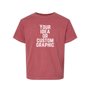 Custom Youth Garment-Dyed Heavyweight T-Shirt - Comfort Colors 9018