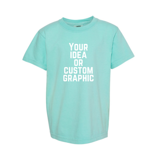 Custom Youth Garment-Dyed Heavyweight T-Shirt - Comfort Colors 9018