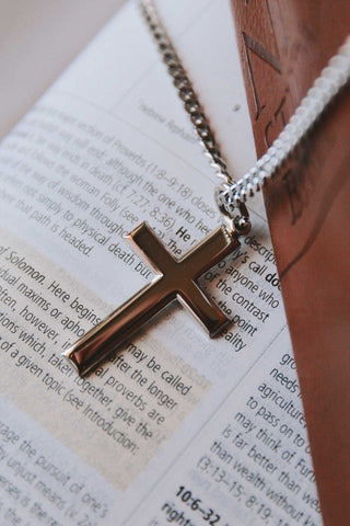 Necklace Cross - Sterling Silver - 20"