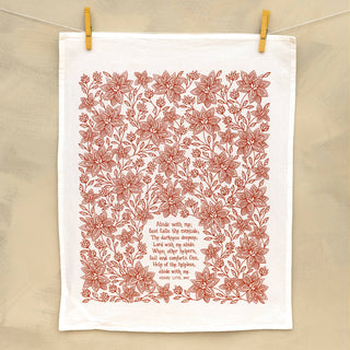 Abide With Me Hymn Tea Towel — 24"x20"