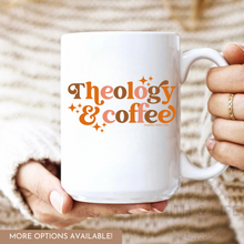 Theology & Coffee Fall Mug Pumpkin Spice Colors