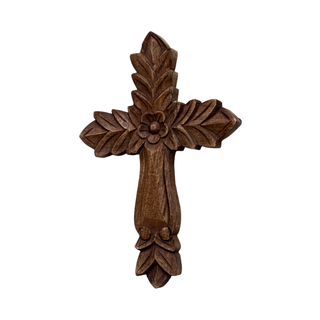 Zacatecas Hand Carved Wood Wall Cross