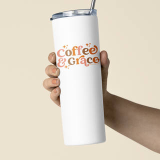 Coffee & Grace Pumpkin Spice Stainless Steel Travel Tumbler