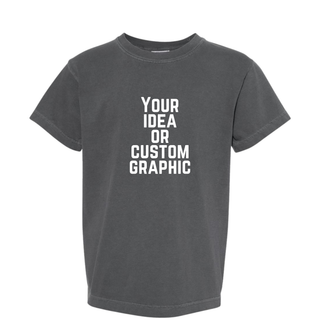 Custom Youth Garment-Dyed Heavyweight T-Shirt - Comfort Colors 9018
