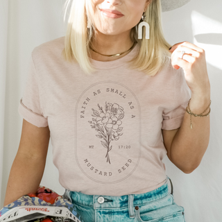 August 2025 T-Shirt of the Month: Mustard Seed Faith