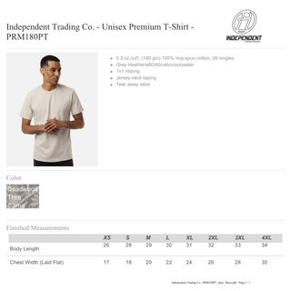 Independent Trading Co Unisex Premium Camo T-Shirt - PRM180PT