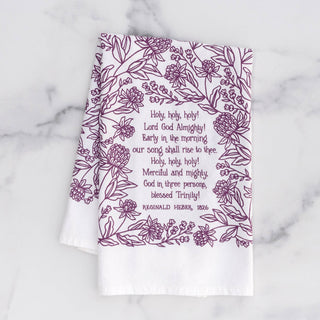 Holy, Holy, Holy! Hymn Tea Towel — 24" x 20"