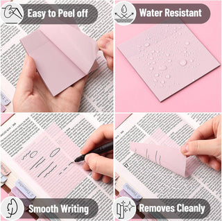 Transparent Sticky Notes - 3x3 Size