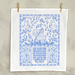 Christ the Lord Hymn Tea Towel