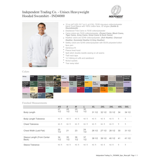 Independent Trading Co Unisex Premium Camo Sweatshirt - IND4000