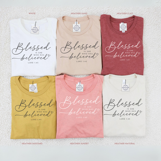 Blessed Is She Who Has Believed Graphic T-Shirt