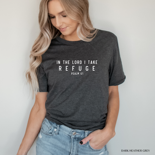 In the Lord I Take Refuge Psalm 61 Bella Canvas - March 2026 Collection