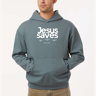 Jesus Saves Hooded Sweatshirt: July 2026