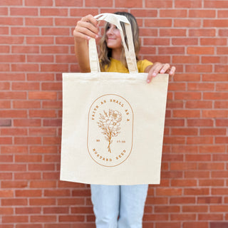 August 2025 Tote of the Month: Mustard Seed Faith