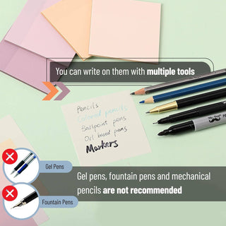 Transparent Sticky Notes - 3x3 Size