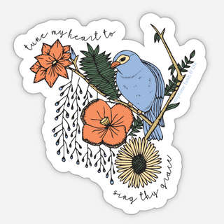 Bird Hymn sticker | Christian stickers | Faith stickers