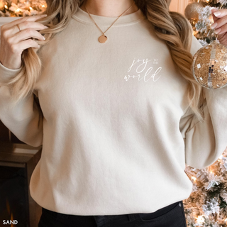 Joy to the World Cozy Crewneck Christmas Sweatshirt