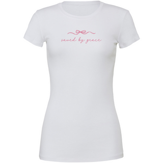 March T-Shirt of the Month: Saved By Grace (Women's Fit)