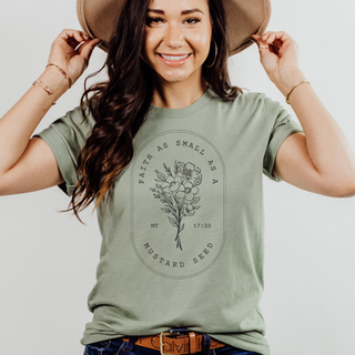 August 2025 T-Shirt of the Month: Mustard Seed Faith