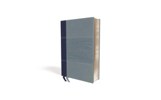 NIV Study Bible, Fully Revised Edition (Study Deeply. Believe Wholeheartedly.), Personal Size, Leathersoft, Navy/Blue, Red Letter, Comfort Print