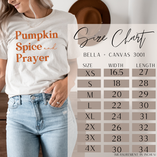 Pumpkin Spice & Prayer Fall Short Sleeve Graphic T-Shirt in Multiple Color Options