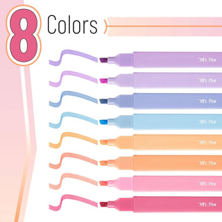 Mr. Pen Aesthetic Highlighters Set of 8 Pcs