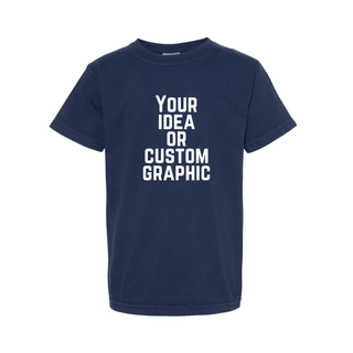 Custom Youth Garment-Dyed Heavyweight T-Shirt - Comfort Colors 9018