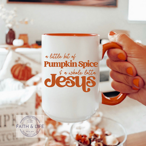 A Whole Lotta Jesus Fall Coffee Mug