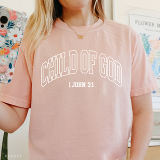 Child of God Christian Crewneck T-Shirt Faith Apparel