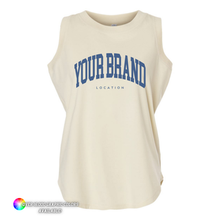 Custom Branded Logo Women's Relaxed Fine Jersey Tank - 3592 Sustainable Style