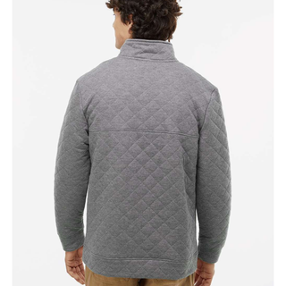 Custom Embroidered Men's Quilted Half-Snap Pullover - 8890