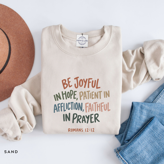 Romans 12:12 October 2026 Sweatshirt of the Month