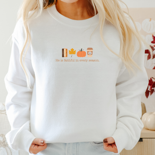 October 2025 Sweatshirt of the Month: He Is Faithfull In Every Season