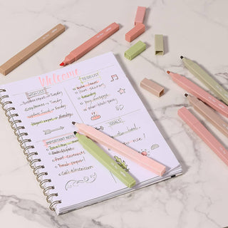 Mr. Pen Aesthetic Highlighters Set of 8 Chisel Tip