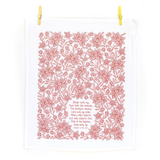 Abide With Me Hymn Tea Towel — 24"x20"