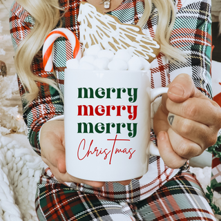 Merry Christmas 11oz Ceramic Christmas Mug