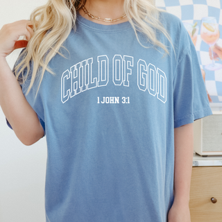 Child of God Christian Crewneck T-Shirt Faith Apparel