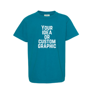 Custom Youth Garment-Dyed Heavyweight T-Shirt - Comfort Colors 9018