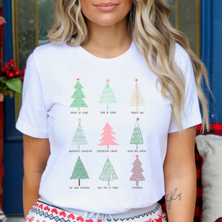 December T-Shirt Of The Month - The Names Of God Christmas Trees