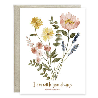With Scripture Thinking of You Card - With You Always