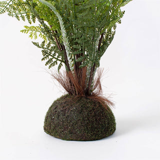 Premade Fern with Moss Base Faux Plant