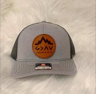 God is Greater Hat - Leatherette Patch