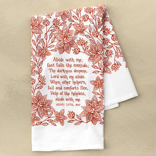 Abide With Me Hymn Tea Towel — 24"x20"