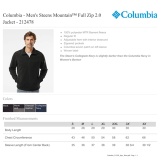 Custom Embroidered Men's Steens Mountain™ Full Zip 2.0 Jacket - 212478