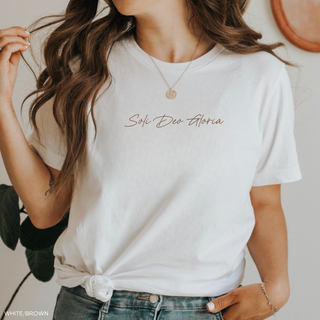 Soli Deo Gloria Cute Christian T-Shirt