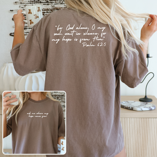 Ask Me Where My Hope Comes From Christian Graphic T-Shirt